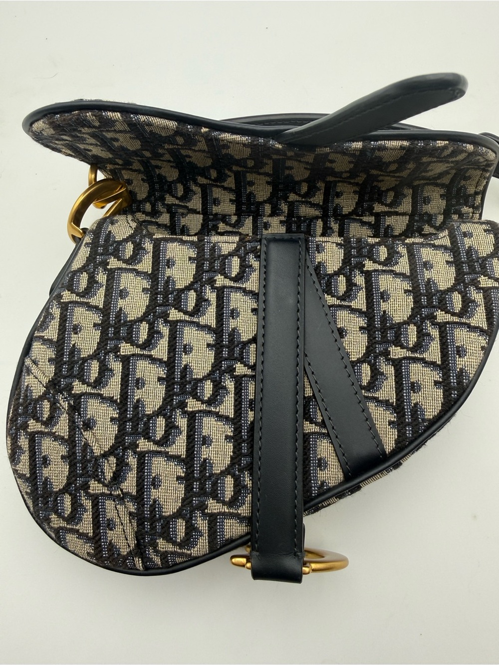 Dior Mini Oblique Saddle Crossbody Bag - Picture 8 of 13